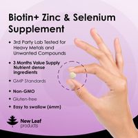 New Leaf Biotin Tablets
